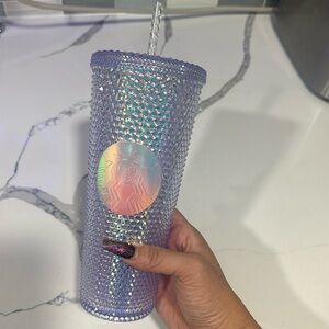 Starbucks holographic studded tumbler 24oz
